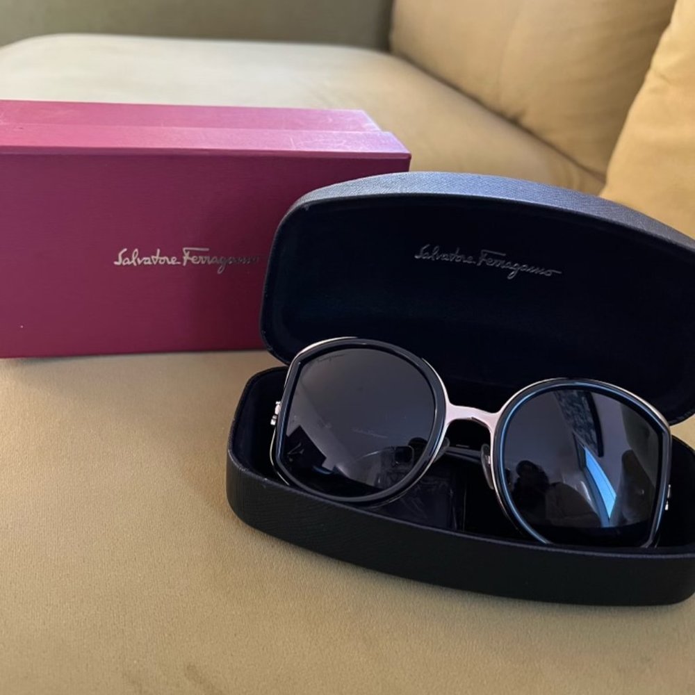 Ferragamo Sunglasses, case included!